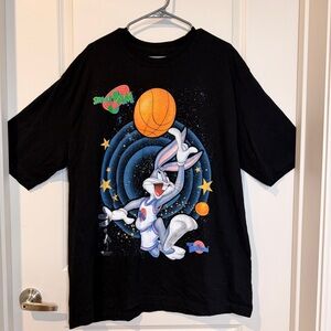 Space Jam Bugs Bunny Graphic Tee - Black